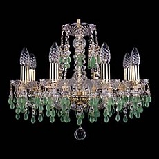 Подвесная люстра bohemia ivele crystal 1410 1410-8-160-g-v5001